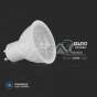 LED Spotlight SAMSUNG Chip GU10 6W Ripple Plastic 110°D 6400K - 5
