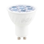 LED Spotlight SAMSUNG Chip GU10 6W Ripple Plastic Lens Cover 10° 4000K - 1