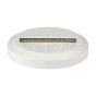 Baliza Pared Luz Indirecta LED 2W Cuerpo Blanco Redondo 3000K - 2
