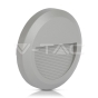 2W LED Steplight Grey Body Round Natural White - 2