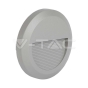 2W LED Step Light Grey Body Round 3000K - 1