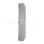2W LED Step Light Grey Body Round 3000K - 3