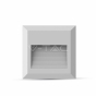 Luz de peldaño LED 2W Cuerpo Blanco Cuadrado Luz Natural IP65 - 1