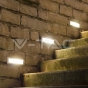 3W LED Steplight White Body Rectangle Warm White - 9
