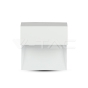 Luz LED para peldaño 3W cuerpo blanco cuadrado blanco cálido - 3