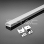 Kit de montaje para tiras de LED de aluminio con difusor blanco 2000 x 17.4 x 7mm - 3