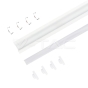 Kit de montaje para tiras de LED de aluminio con difusor blanco 2000 x 24.7 x 7mm - 2
