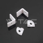 Kit Montaje Tiras LED Con Difusor Aluminio 2000x15,8x15,8mm Lechoso - 2