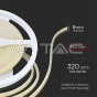 LED COB Strip 320 LED 10W/m. Red IP67 24V - 3