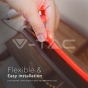 LED COB Strip 320 LED 10W/m. Red IP67 24V - 4