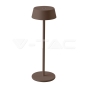 2W LED Table Lamp Corten Body 3000K IP54 - 1