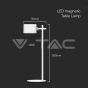3W LED Magnetic Table Lamp With Battery 1800mAh CCT: 3in1 White Body - 6