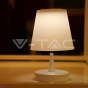 5W LED Rechargeable Table Lamp Chrome Touch Dimming - 5
