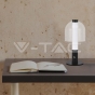 LED Table Lamp 1800mAh Battery 140 x 300 3 in 1 Black, Transparent Glass - 6