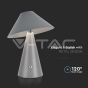 LED Table Lamp 1800mAh Battery 180 x 240 3 in 1 Grey Body - 2