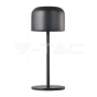 LED Table Lamp 2200mAH Battery D86*H210mm Black Body IP54 - 1