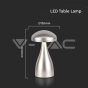 LED Table Lamp 800mAh Battery 120x220 3in1 Champagne Gold Body - 5