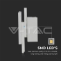 12W LED Wall Light White Body Natural White - 6