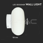 Lámpara de pared 12W LED Dimmable cuerpo blanco 3000K - 7