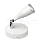 4.5W LED Wall Lamp 3000K White With Switch - 1