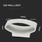 5W LED Wall Light White Body Warm White - 7