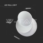 5W Wall Lamp With Bridglux Chip White Body Round 4000K - 9