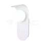 Herraje de pared de diseño Yeso G9 Cuerpo blanco IP20 - 1