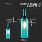 Bottle Pendant Light Blue - 4