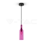 Bottle Pendant Light Rose - 1