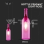 Bottle Pendant Light Rose - 4