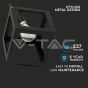 Geometric Pendant Light Matt Black Square - 5