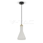 Glass Pendant Light White - 1