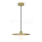 Metal Pendant Light Matt Gold - 2