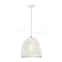 Pendant Light Cone Prism White - 1