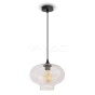 Pendant Light Globe Artistic Glass Transparent Ф280mm - 1