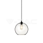 Pendant Light Globe Glass Transparent Ф300mm - 1