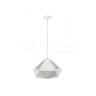 Pendant Light Pastel Prism White 310 x 180 mm - 1