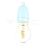 Porcelain Lamp Holder Fitting Blue - 3