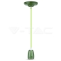 Porcelain Lamp Pendant Green - 1