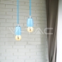 Porcelain Lamp Pendant Blue - 8