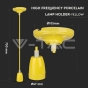 Porcelain Lamp Pendant Yellow - 6