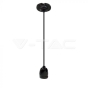 Porcelain Lamp Pendant Black - 1