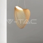 Lámpara Colgante LED de Diseño 10W Madera 3000K D600 - 5