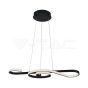 18W LED Hanging Decorative Lamp 700*250 Black Body 3000K - 1