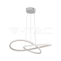20W LED Hanging Decorative Lamp Ф500 White Body 3000K - 1