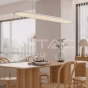 24W LED Hanging Lamp (80*100CM) 4000K White Body - 7