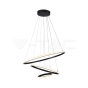 Lámpara decorativa colgante LED 32W 600*400*200 Cuerpo negro 3000K - 1