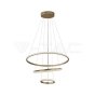Lámpara decorativa colgante LED 32W 600*400*200 Pintura cuerpo dorado 3000K - 1
