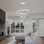 32W LED Hanging Decorative Lamp 600*400*200 White Body 3000K - 6