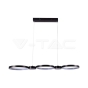 38W LED Designer Hanging Lamp Black 3000K - 1